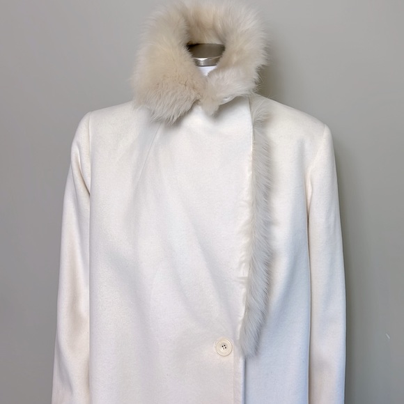 Ralph Lauren • Shearling Wool Trench Coat - Picture 7 of 16